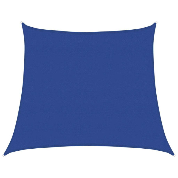 Para-sol estilo vela trapézio 160 g/m² 4/5x4 m PEAD azul M 2