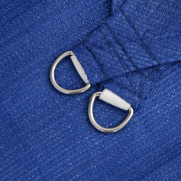 Para-sol estilo vela trapézio 160 g/m² 4/5x4 m PEAD azul M 5