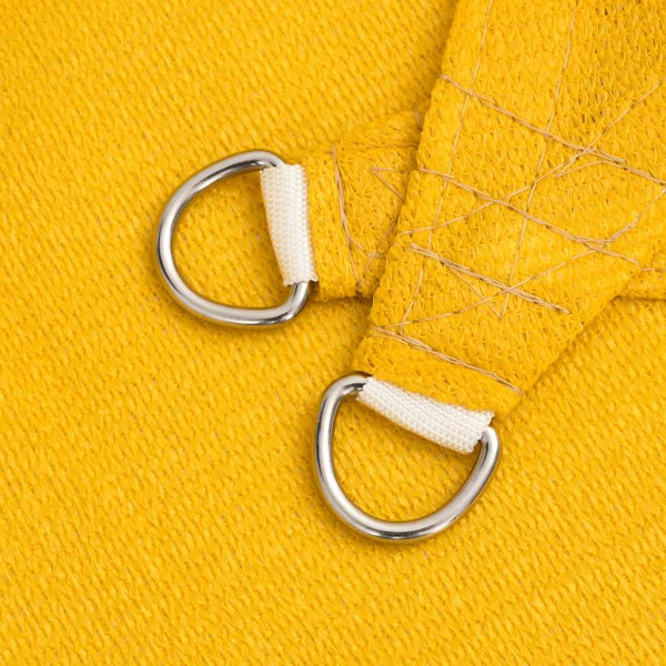 Para-sol estilo vela retangular 160 g/m² 5x8 m PEAD amarelo M 5