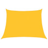 Para-sol estilo vela trapézio 160 g/m² 4/5x3 m PEAD amarelo 2