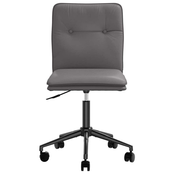 Cadeira de jantar couro artificial cinzento M 3