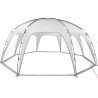 Tenda de festas impermeável cinzento 5