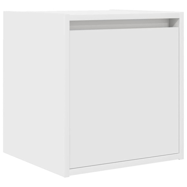 Mesillas de noche de pared 2 uds blanco 38x34x40 cm M 5