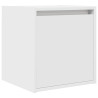 Mesillas de noche de pared 2 uds blanco 38x34x40 cm 5