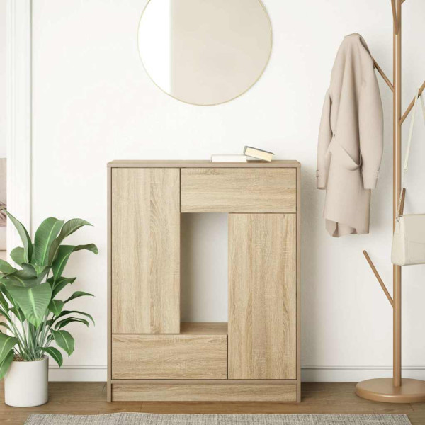 Aparador com gavetas e portas 73x31x90 cm carvalho sonoma M 3