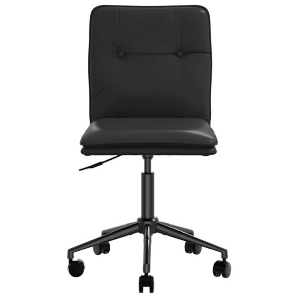 Cadeiras de jantar 2 pcs couro artificial preto M 4