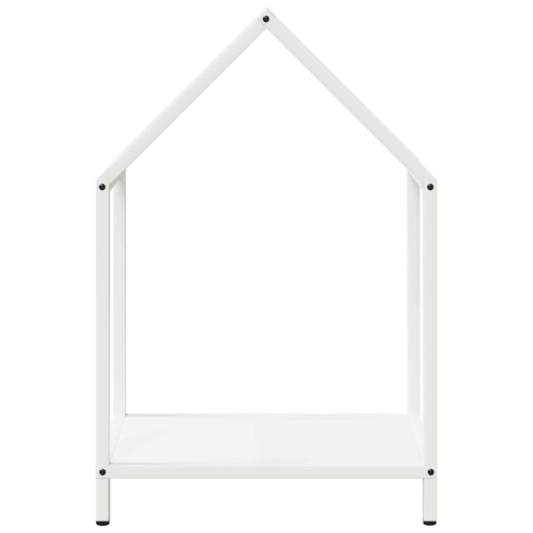 Leñero blanco 40x25x60 cm Acero laminado en frío M 5