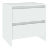 Mesa de cabeceira 45x34.5x44.5 cm aglomerado branco 2