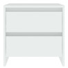 Mesita de noche madera contrachapada blanco 45x34.5x44.5 cm 3