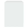Mesa de cabeceira 45x34.5x44.5 cm aglomerado branco 5