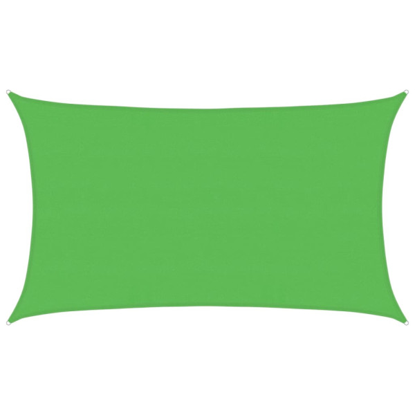 Toldo de vela HDPE verde claro 160 g/m² 5x8 m M 2