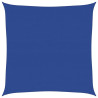 Toldo de vela cuadrado HDPE azul 160 g/m² 7x7 m 2