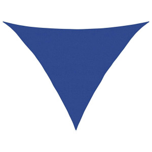 Para-sol estilo vela triangular 160 g/m² 5x5x6 m PEAD azul H