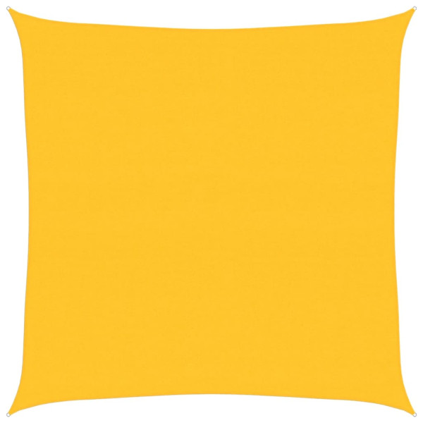 Para-sol estilo vela quadrado 160 g/m² 6x6 m PEAD amarelo M 2