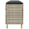 Banco de jardim com almofadão 110x30x40.5 cm vime PE 5