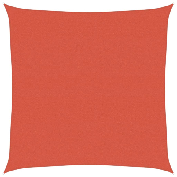 Para-sol estilo vela 160 g/m² 7x7 m PEAD terracota M 2