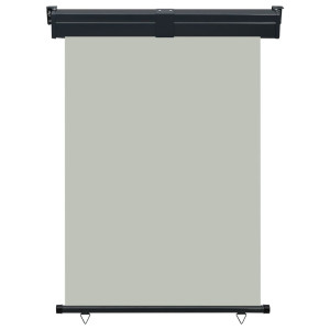 Toldo lateral de balcón gris 125x250 cm H