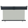 Toldo lateral para varanda 125x250 cm cinzento 4
