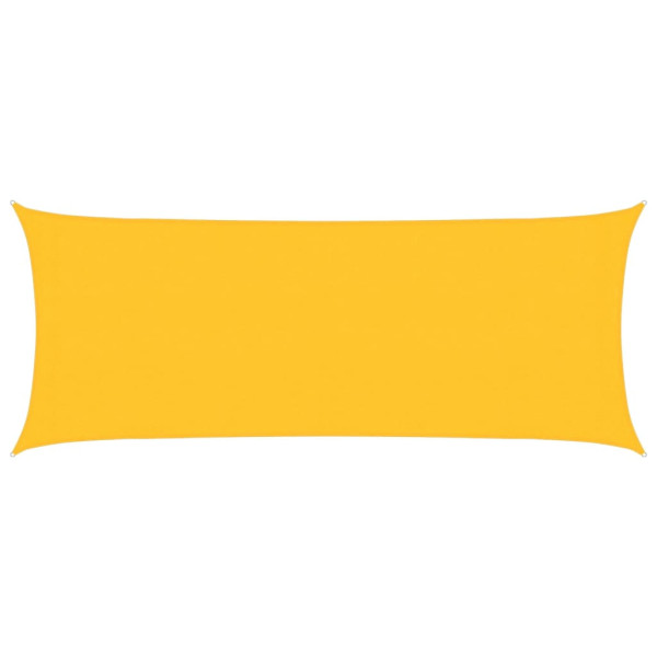 Para-sol estilo vela retangular 160 g/m² 2x4.5 m PEAD amarelo M 2