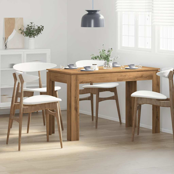 Mesa de Comedor Roble Artesano 120x60x76cm madera reconstituida D