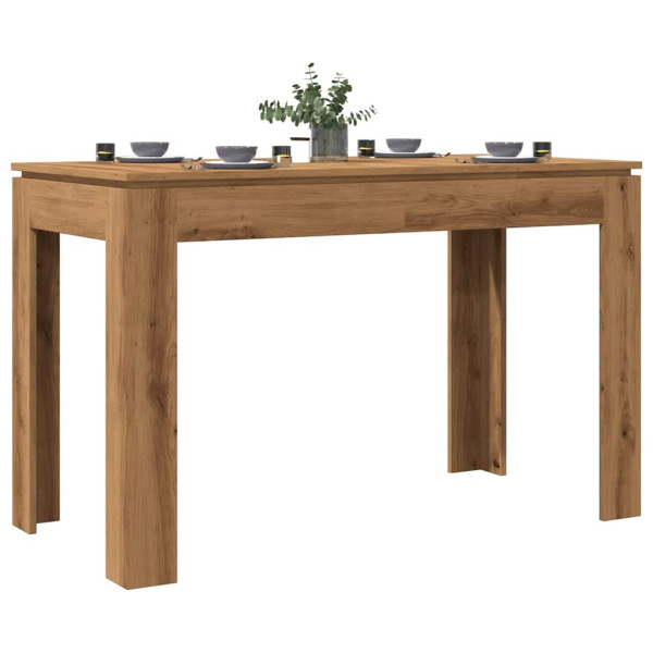 Mesa de Comedor Roble Artesano 120x60x76cm madera reconstituida M 3