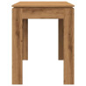 Mesa de Comedor Roble Artesano 120x60x76cm madera reconstituida 5