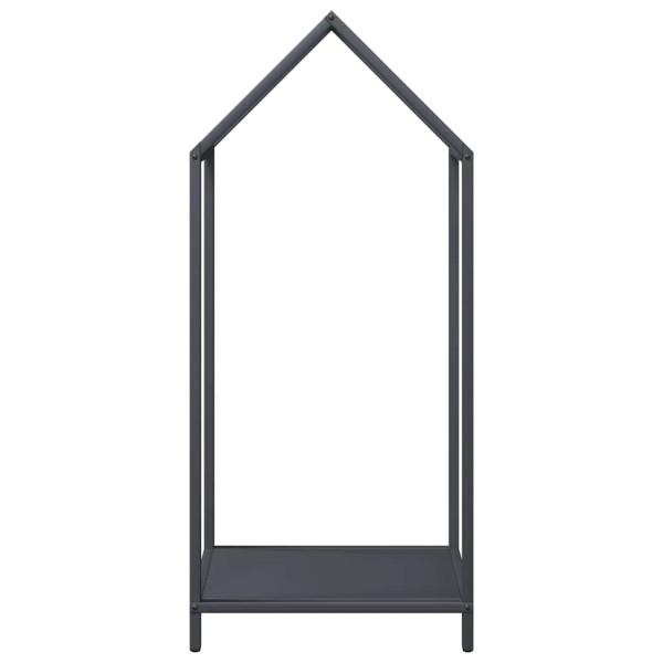 Suporte para lenha 40x25x90 cm aço laminado a frio antracite M 5