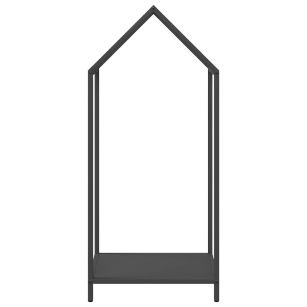 Suporte para lenha 40x25x90 cm aço laminado a frio preto M 5