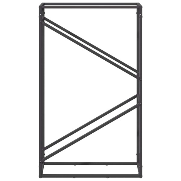 Suporte para lenha 60x25x100 cm aço laminado a frio preto M 5