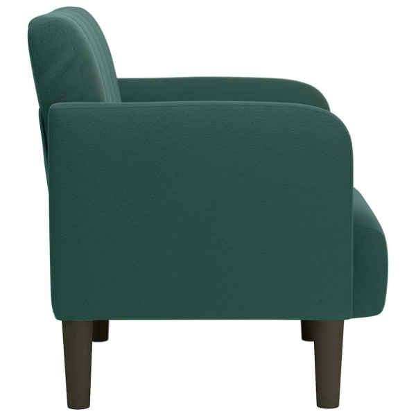 Sillón con reposabrazos Terciopelo Verde Oscuro 54 cm M 4