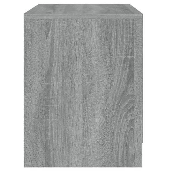 Mesita de noche madera de ingeniería gris Sonoma 45x34.5x44.5cm M 5