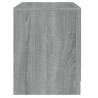 Mesita de noche madera de ingeniería gris Sonoma 45x34.5x44.5cm 5