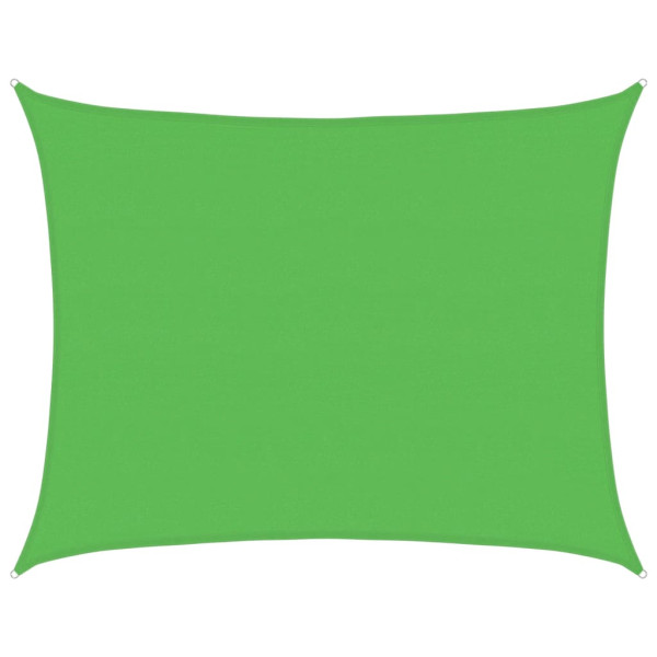 Toldo de vela HDPE verde claro 160 g/m² 6x7 m M 2