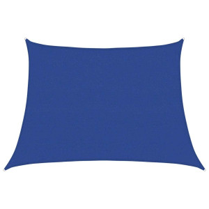 Para-sol estilo vela trapézio 160 g/m² 4/5x3 m PEAD azul H