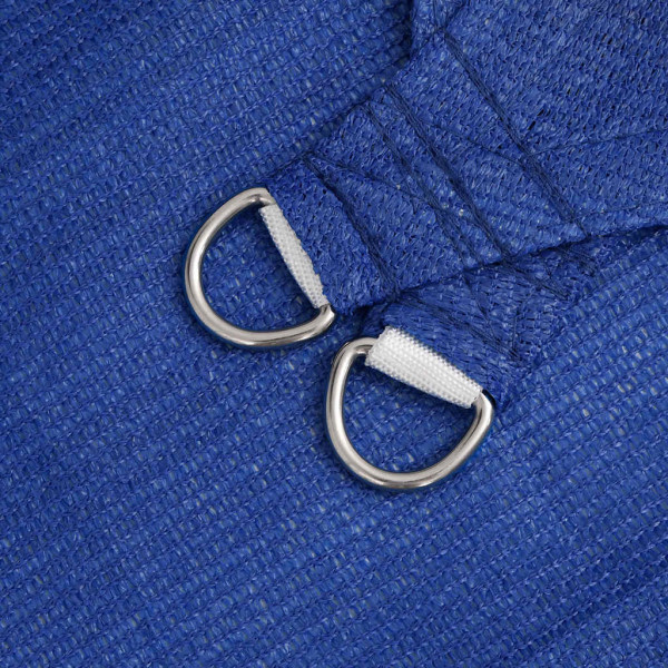 Para-sol estilo vela trapézio 160 g/m² 4/5x3 m PEAD azul M 5