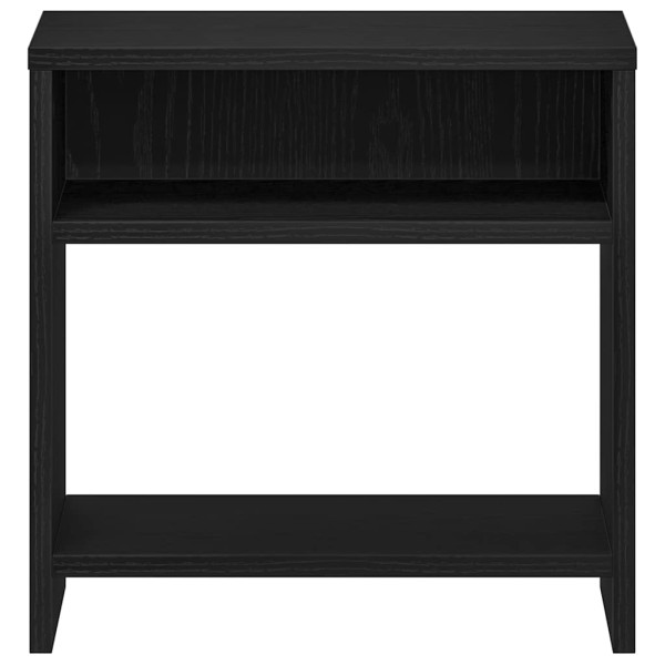 Mesilla de noche roble negro 40x30x40 cm madera de ingeniería M 5