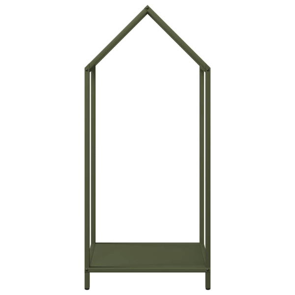 Suporte para lenha aço laminado a frio verde azeitona M 5