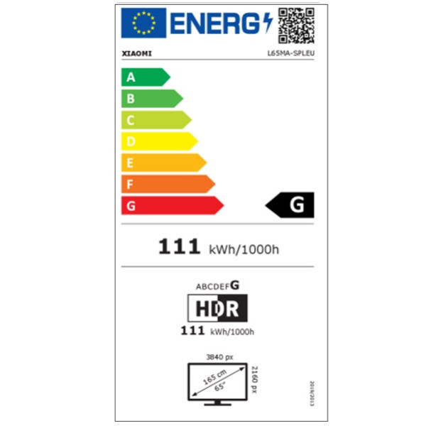 Smart TV XIAOMI S 65" Mini-LED 4K UHD ELA5674EU negro M 7