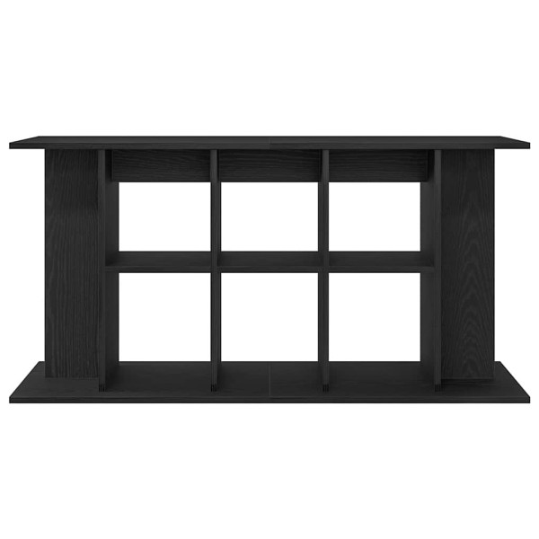 Soporte para acuario de madera de roble negro 120x40x60 cm M 5