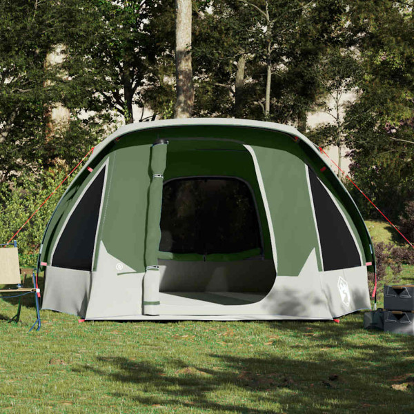 Tenda familiar estilo cabana para 6 pessoas impermeável verde M 4