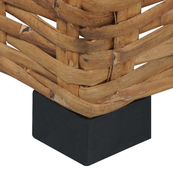 Mesa de centro 47x47x28 cm vime natural M 4