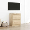 Mueble de TV de roble Sonoma 40x35x54 cm Madera de ingeniería 1