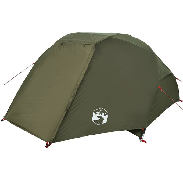 Tienda de pesca 5 personas impermeable verde oliva M 3