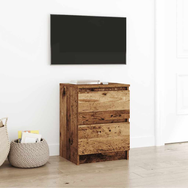 Mueble de TV de madera antigua 40x35x54 cm Madera de ingeniería D