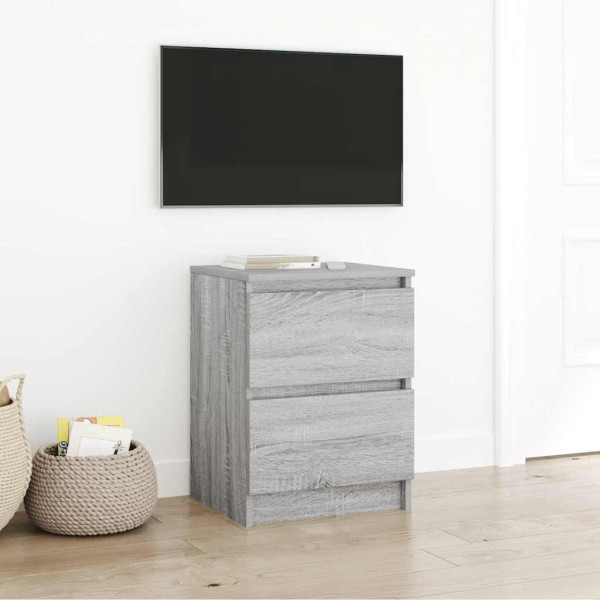 Mueble de TV Sonoma gris 40x35x54 cm Madera de ingeniería D