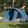 Tenda familiar estilo cabana para 6 pessoas impermeável azul 1