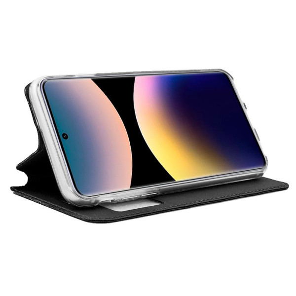 Fundo COOL Capa de Flip para Xiaomi Nota do Redmi 14 Pro Liso Preto M 2