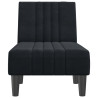 Chaise longue veludo preto 4
