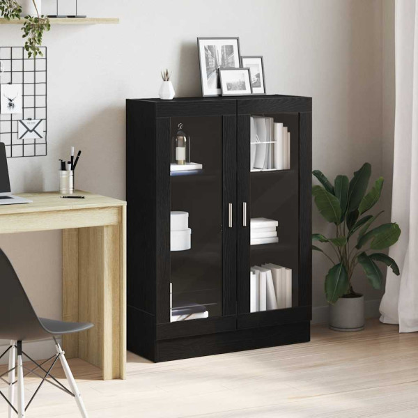 Librería de roble negro 82.5x30.5x115 cm Madera de ingeniería D