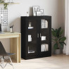 Librería de roble negro 82.5x30.5x115 cm Madera de ingeniería 1